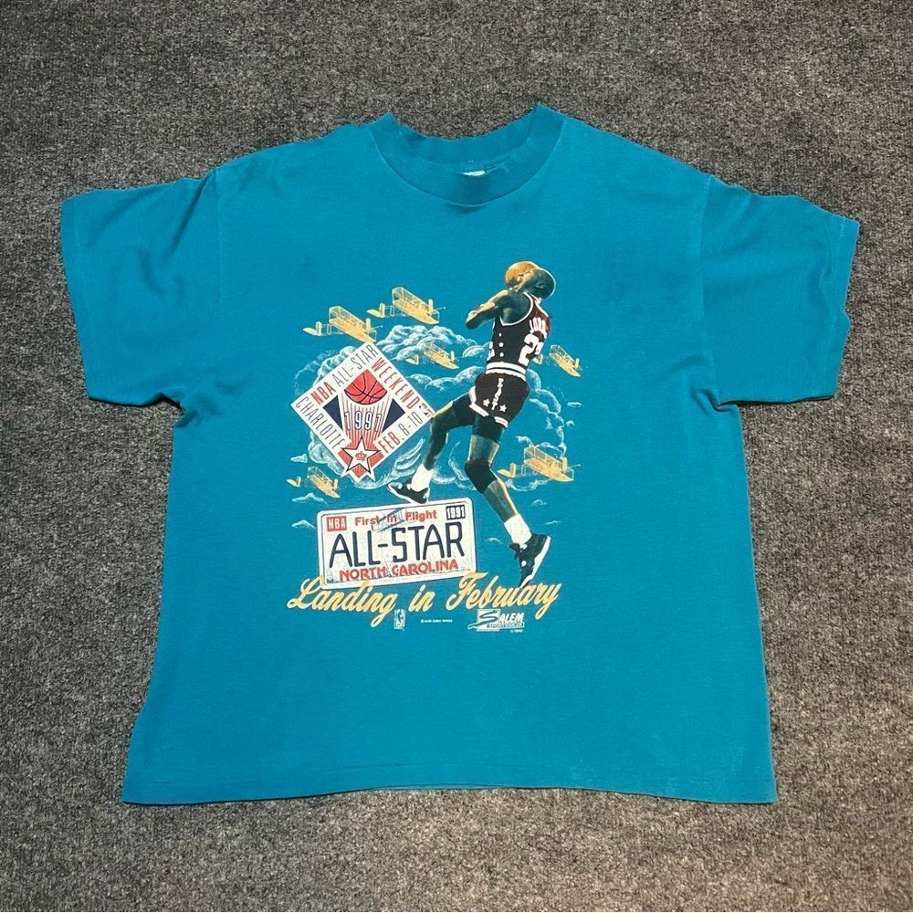 Vintage 90’s Michael Jordan Charlotte All Stars Salem T Shirt